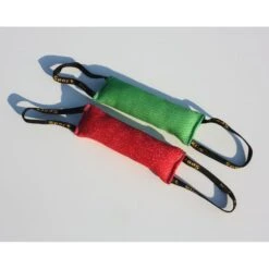 KLIN Puppy Tug With 2 Handles, Padded French Linen, Inside Seam