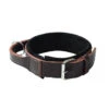 KLIN Leather Agitation Collar With Suede Lining, Very Soft -Dog Supplies Store 50053 hetzhalsbander mit griff softleder gepolstert 2