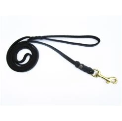KLIN Soft Leather Leash, 10mm 1.20m (4ft) With Handle