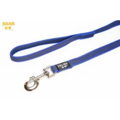 JULIUS K9 Anti-Slip Gripper Leash Blue 2cm With Handle