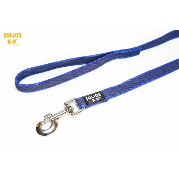 JULIUS K9 Anti-Slip Gripper Leash Blue 2cm With Handle 3 JULIUS K9 Anti-Slip Gripper Leash Blue 2cm With Handle