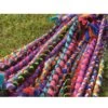 Hand Braided Dog Tug Leash, Fleece And Paracord For Walking, Agility Or Flyball CUSTOM MADE -Dog Supplies Store BundleLeashes square