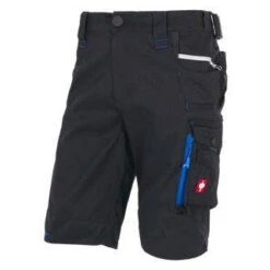Work Shorts For Dog Handlers (Men) Charcoal/Aquablue
