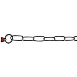 Sprenger Chain Collar Stainless Steel Black Long Link 3mm