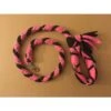 Hand Braided Dog Tug Leash With Clasp, Fleece And Paracord For Walking, Agility Or Flyball Pink Over Black With Pink Camouflage 2 Hand Braided Dog Tug Leash With Clasp, Fleece And Paracord For Walking, Agility Or Flyball Pink Over Black With Pink Camouflage -Dog Supplies Store IMG 4616