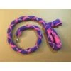Hand Braided Dog Tug Leash With Clasp, Fleece And Paracord For Walking, Agility Or Flyball Purple Over Pink With Pink Camouflage -Dog Supplies Store IMG 4626 ffb83257 5267 416e b1fb 5fbf4bb740a7