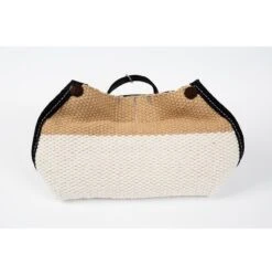 KLIN Bite Wedge With 3 Handles, White Jute, Soft And Extra Durable