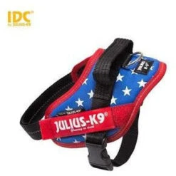 JULIUS K9 IDC Powerharness Red-White-Blue USA Flag DISCONTINUED -Dog Supplies Store Julius K9 IDC powerharnesses USA M
