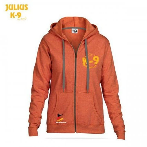JULIUS K9 K-9 Hoodie Sweater Sunset Orange 3 JULIUS K9 K-9 Hoodie Sweater Sunset Orange