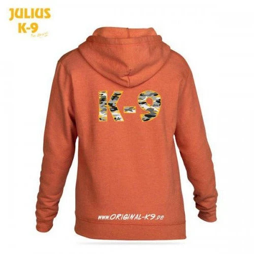 JULIUS K9 K-9 Hoodie Sweater Sunset Orange 4 JULIUS K9 K-9 Hoodie Sweater Sunset Orange - Image 2