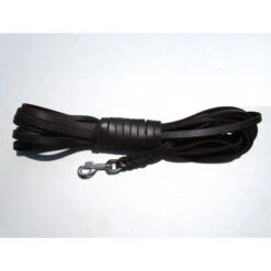 KLIN Soft Leather Tracking Leash Without Handle, 10mm, 10m (32ft)