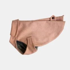 Luxury Dog Coat Miuccia Pink Wool From Paris, France