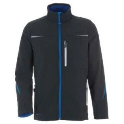 Soft Shell Jacket Charcoal/Blue