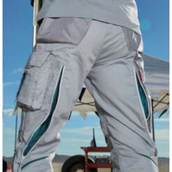 Work Pants For Dog Handlers (Men) Platinum/Seablue -Dog Supplies Store Strauss Men PlatinumSeablue 2