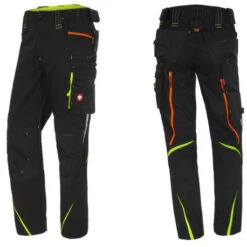 Work Pants For Dog Handlers (Men) Black/Neon