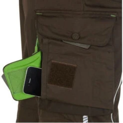 Work Pants For Dog Handlers (Men) Chestnut/Green -Dog Supplies Store Strauss Men chesnut PhonePocket