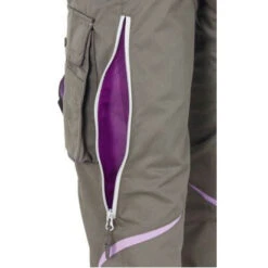 Work Pants For Dog Handlers (Women) Stone/Lavender -Dog Supplies Store Strauss Women gray Ventilation