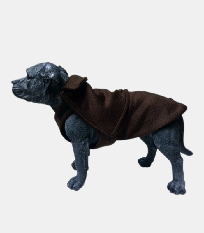 Luxury Dog Coat Cognac Cashmere From Paris, France 4 Luxury Dog Coat Cognac Cashmere From Paris, France - Image 2