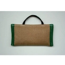 KLIN Small Bite Pillow For Puppies With Handle, Very Soft, Jute